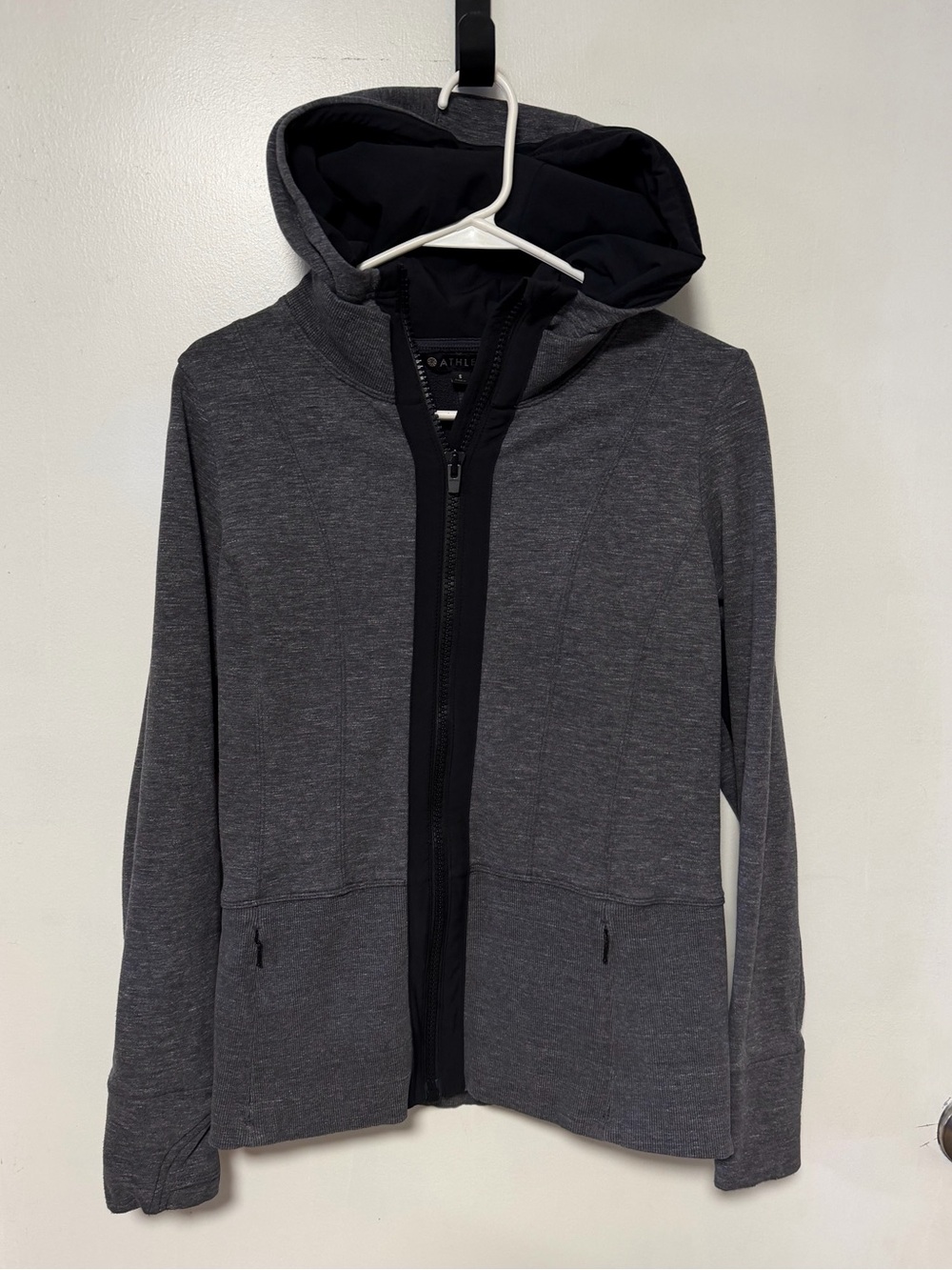 Athleta Victory Hoodie Charcoal size Small